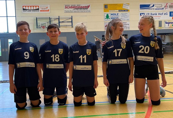 Bild 1: 5 strahlende Gesichter beim VSV Oelsnitz